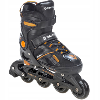 Nastaviteľné korčule RAVEN Pulse Black/Orange 40-43